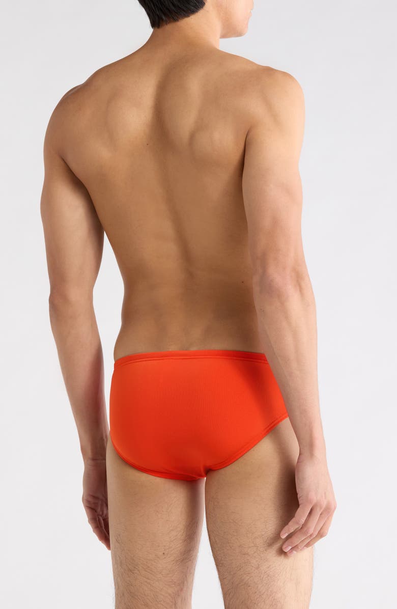 Speedo<sup>®</sup> Solid Swim Briefs, Alternate, color, Orange