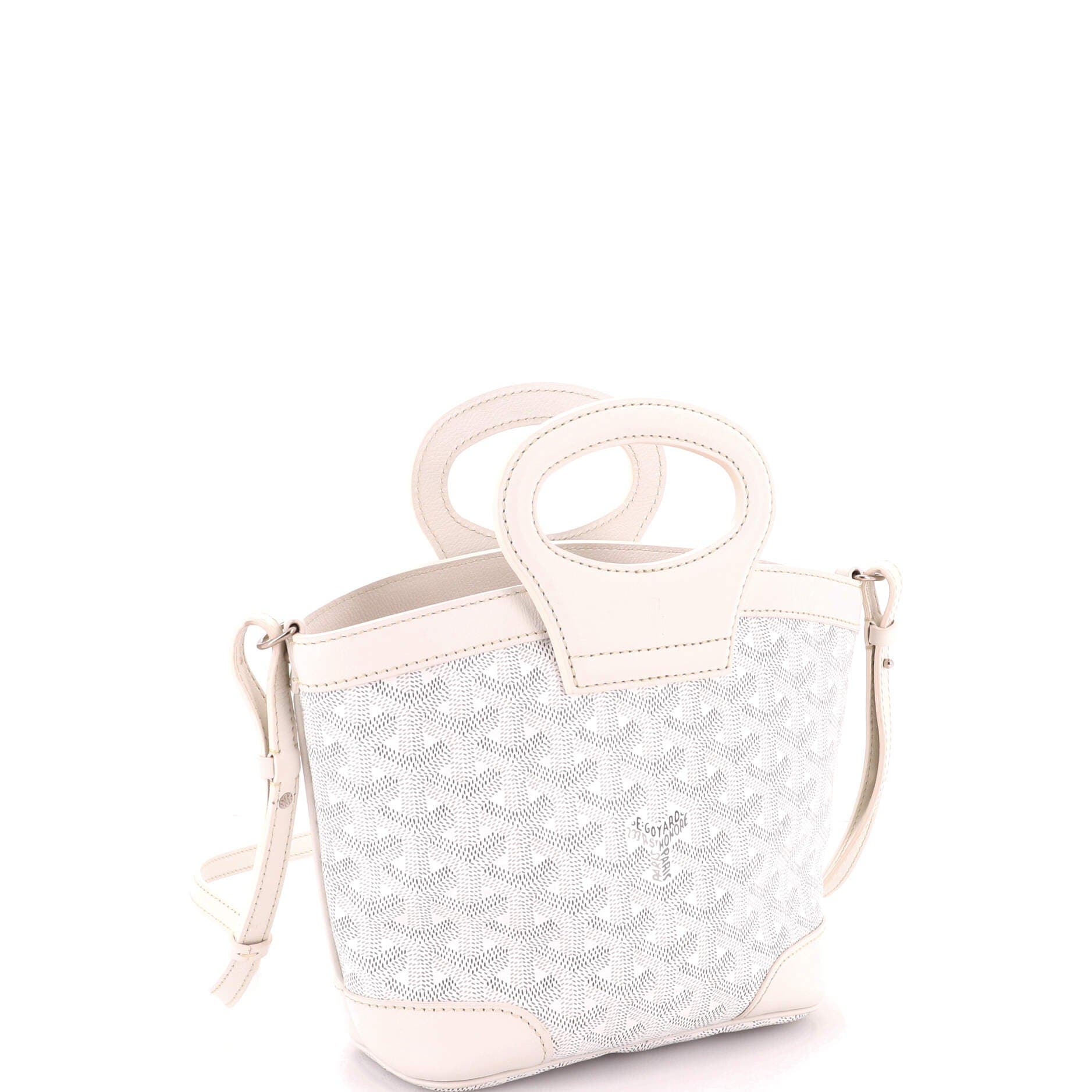 Beluga Bag Coated Canvas Mini, Alternate, color, White