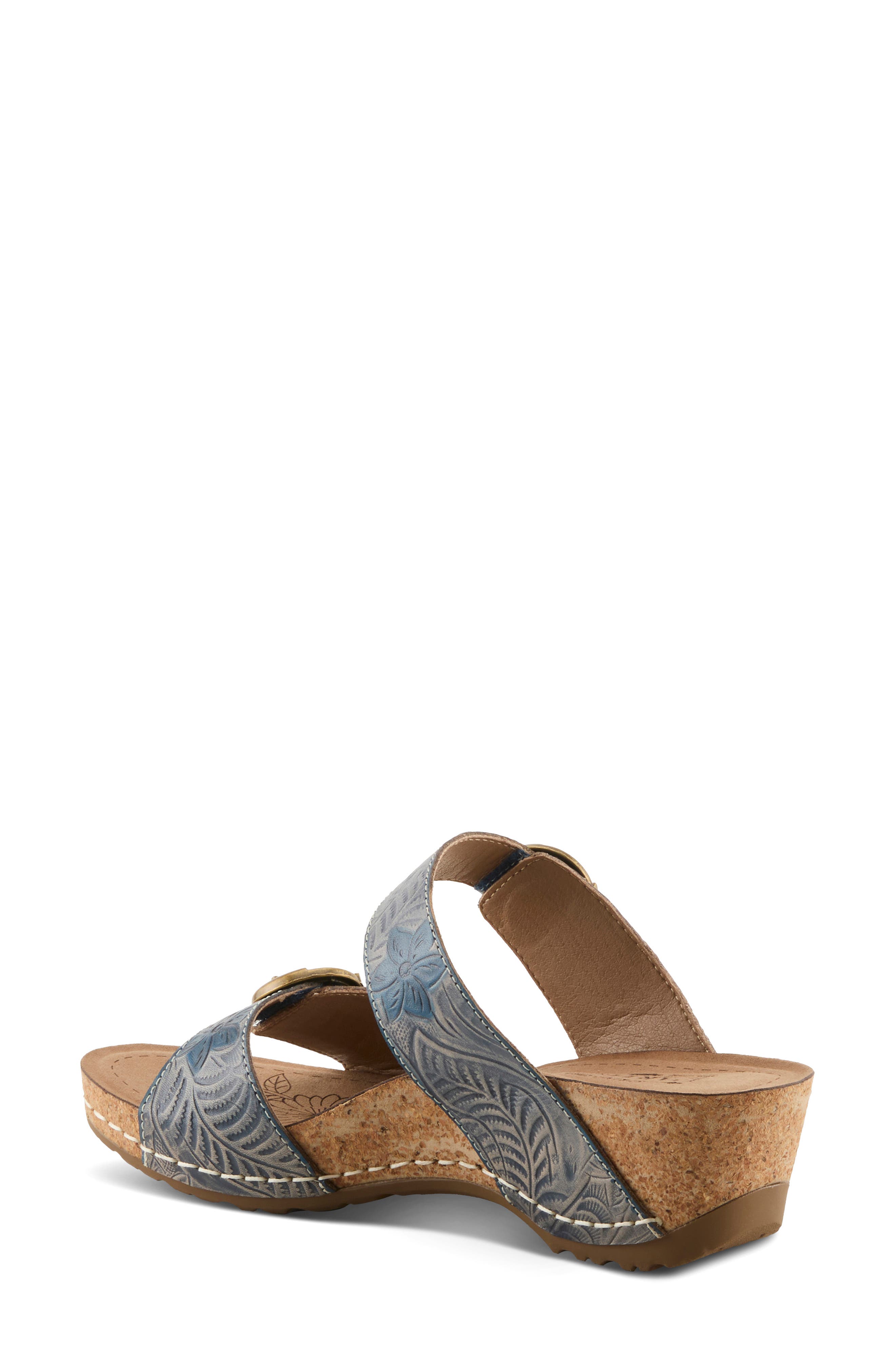 L'Artiste by Spring Step The Brassring Platform Wedge Sandal, Alternate, color, 