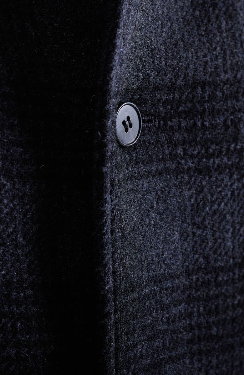 Bugatchi Glen Plaid Jacket, Alternate, color, Anthracite