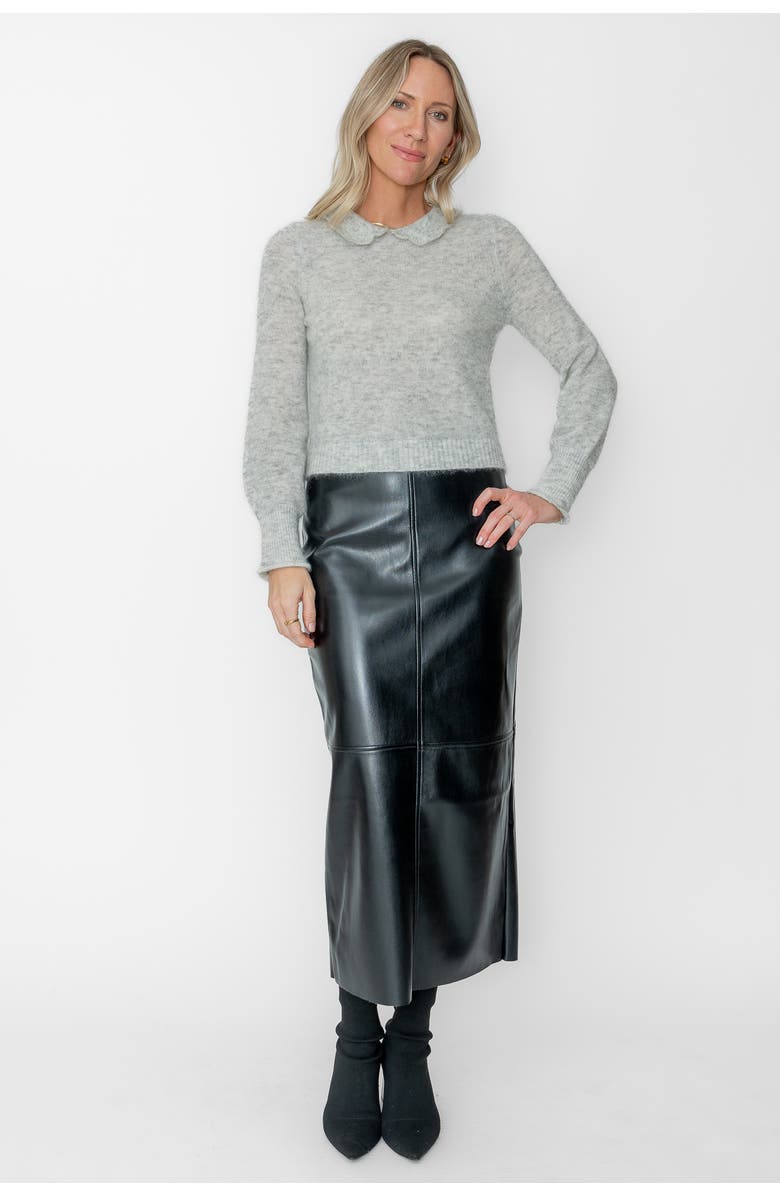 West Of Allie Sweater, Main, color, Heather Grey