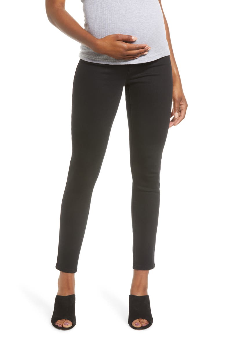 Sculpt Maternity Skinny Jeans, Main, color, BLACK