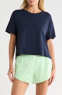 90 DEGREE BY REFLEX Seamless Echo High-Low Crop T-Shirt