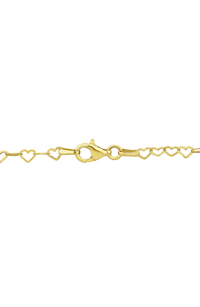 DELMAR 3mm Heart Link Chain Necklace, Alternate, color,