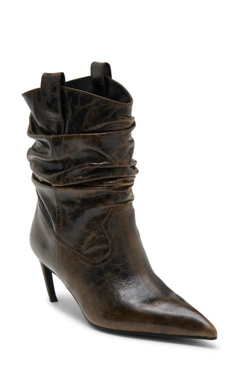 Desolation Slouch Leather Ankle Boot