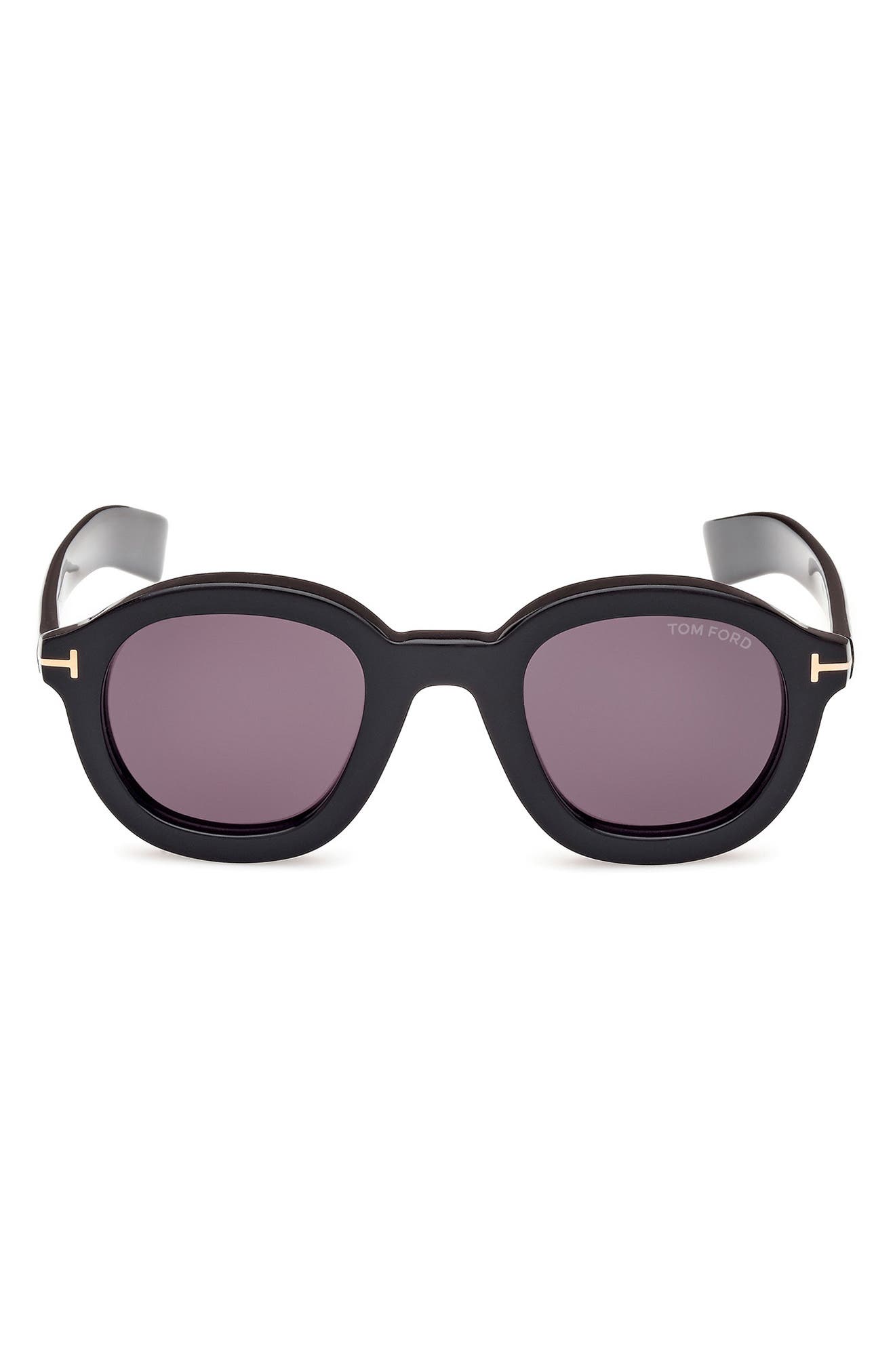 Raffa 46mm Round Sunglasses