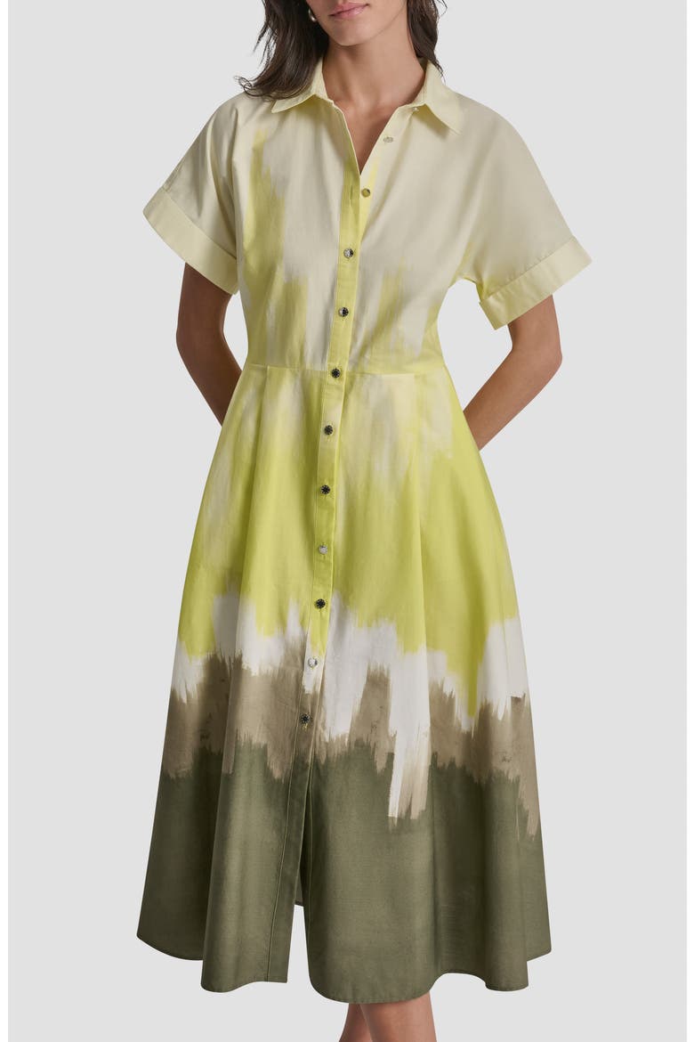 Printed Shirtdress, Alternate, color, DAYBREAK HAZE
