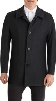 Cole Haan Signature Wool Blend Plush Car Coat