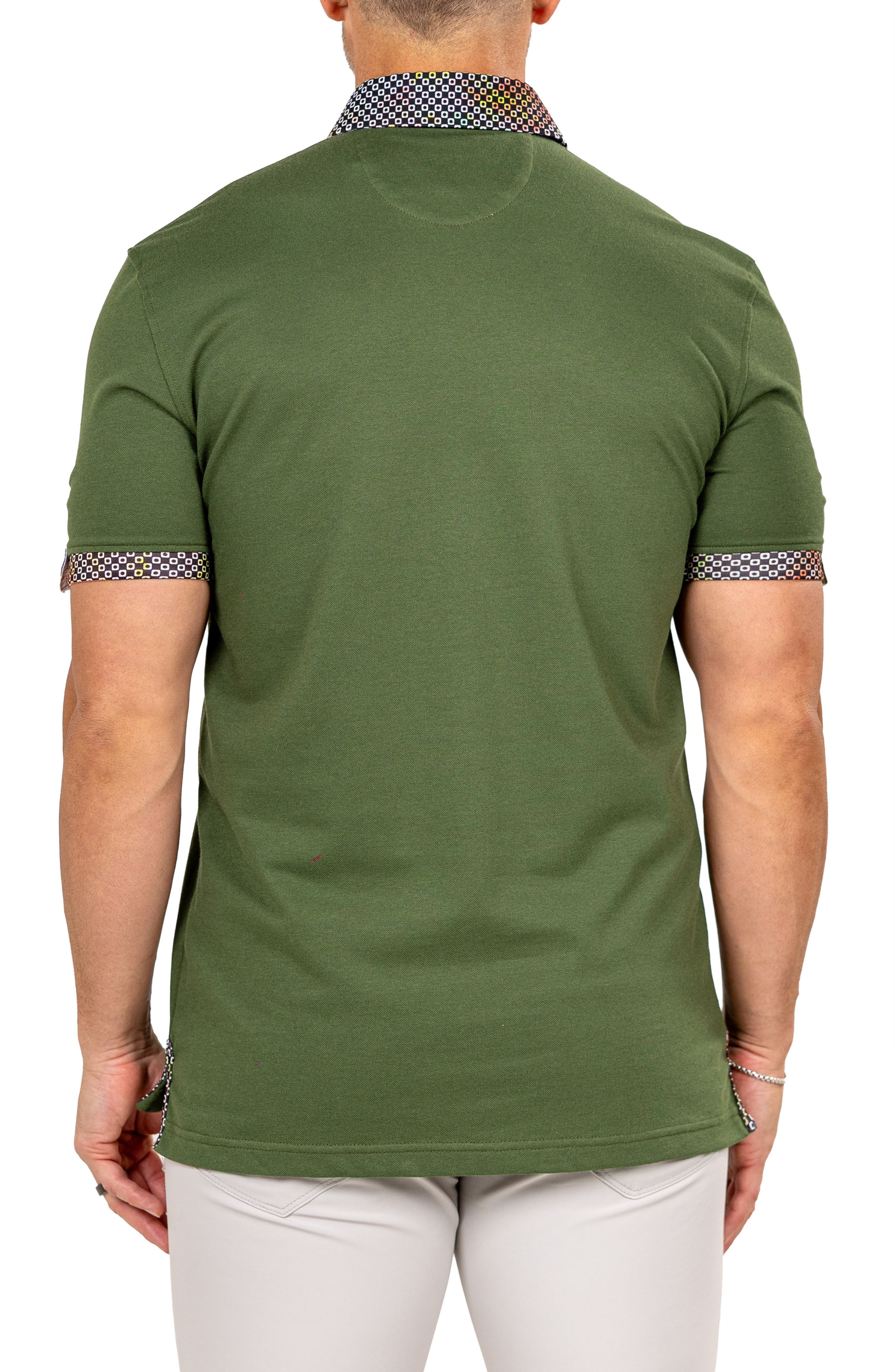 Newton Marthyr0033 Green Button-Down Pique Polo - image 2