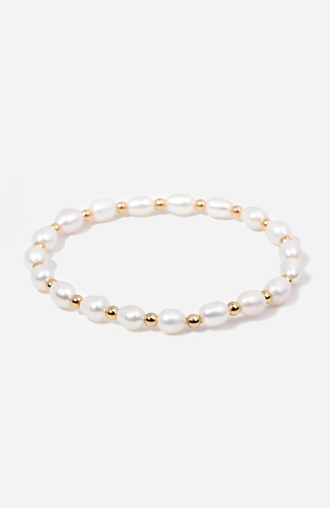 Avery Pearl Bead Bracelet