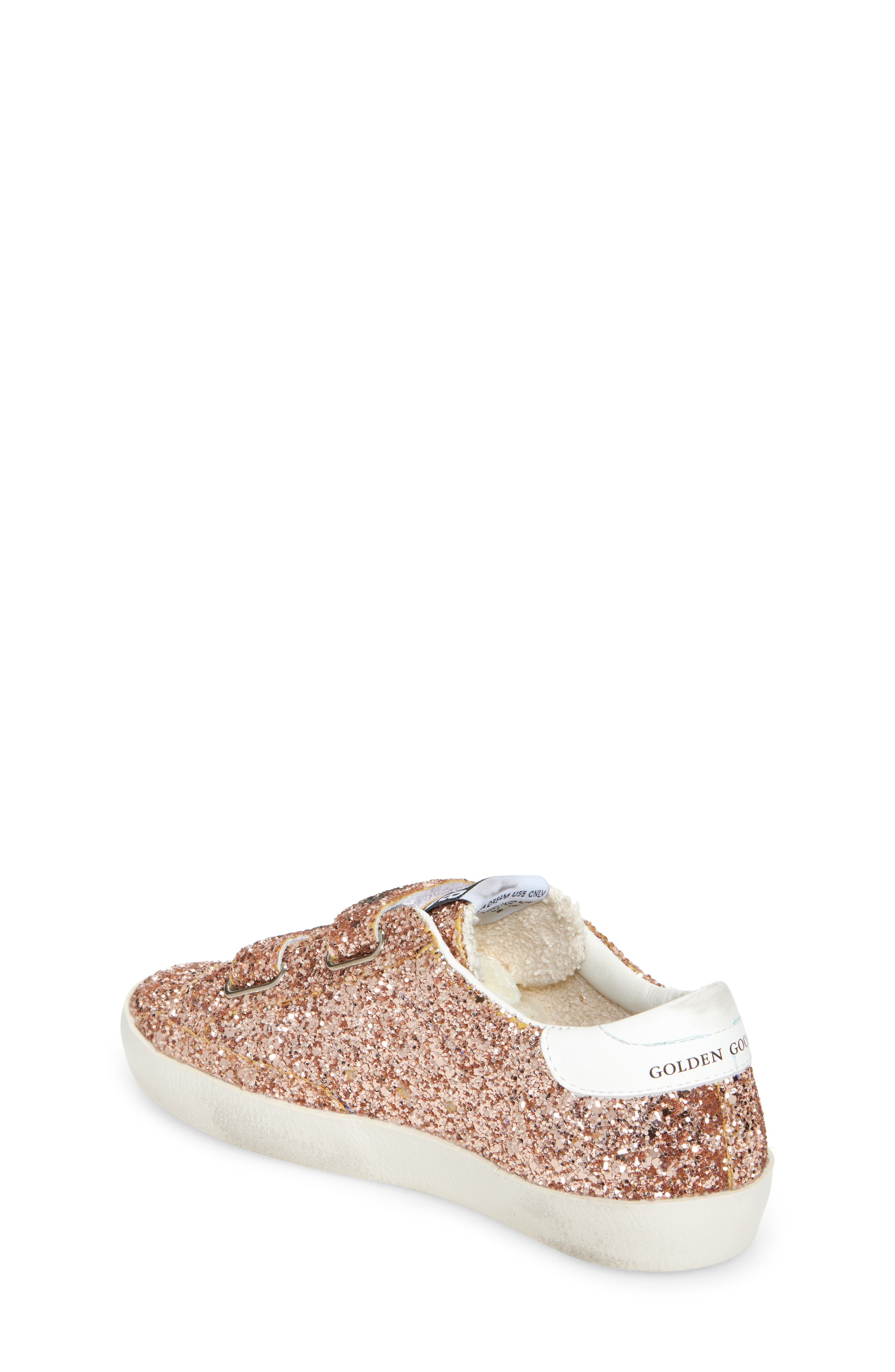 Golden Goose Kids' Old School Glitter Sneaker, Alternate, color, 