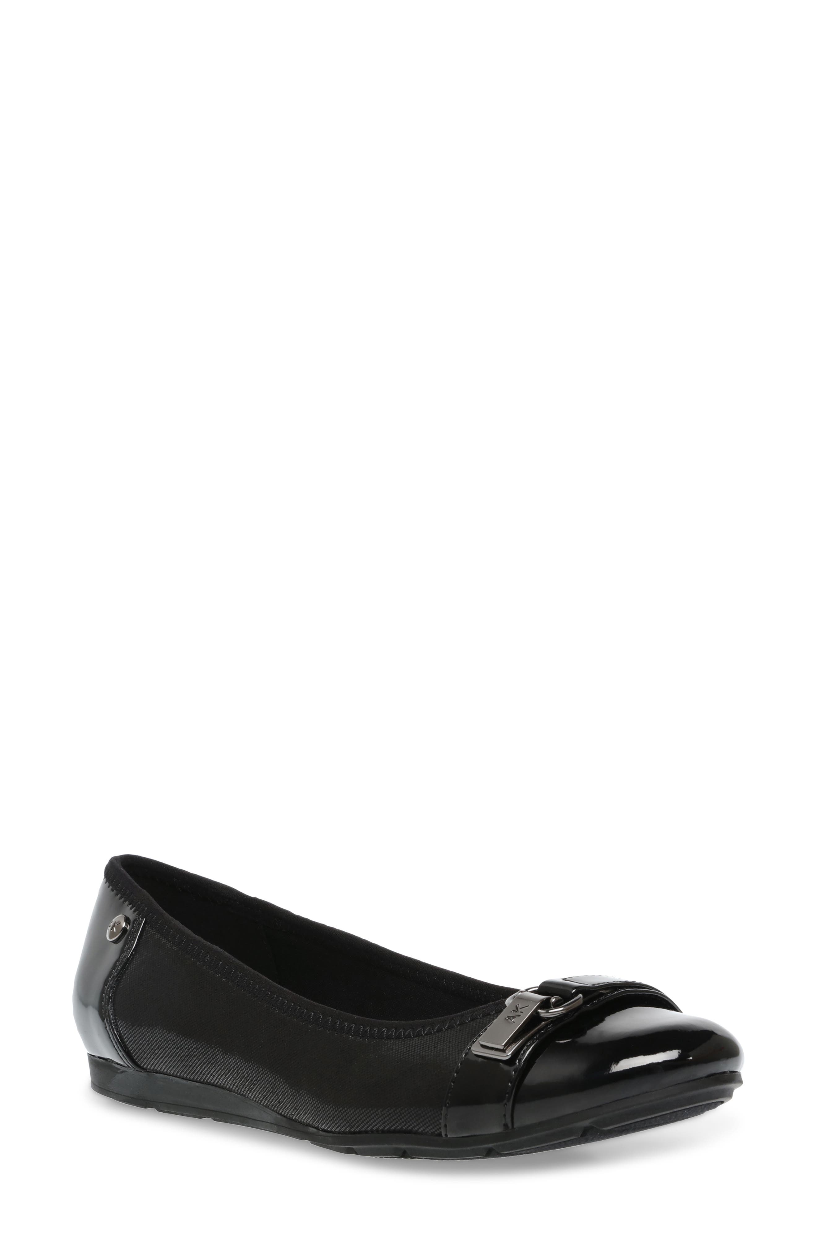 Anne Klein Akable Flat, Main, color, Black Multi Fb