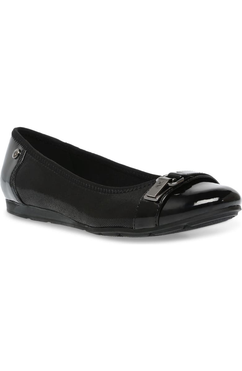 Anne Klein Akable Flat, Main, color, Black Multi Fb