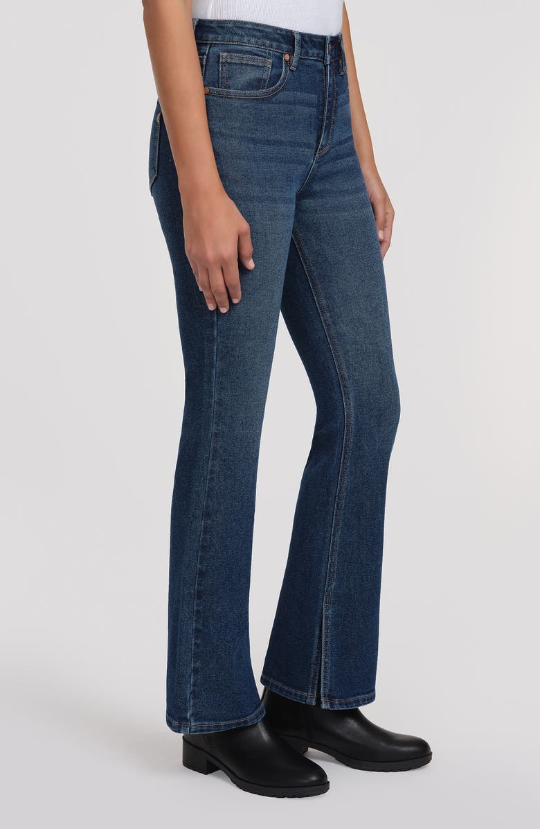 Sanctuary Denim Lyra Side Slit Bootcut Jeans, Alternate, color, Dark Wash