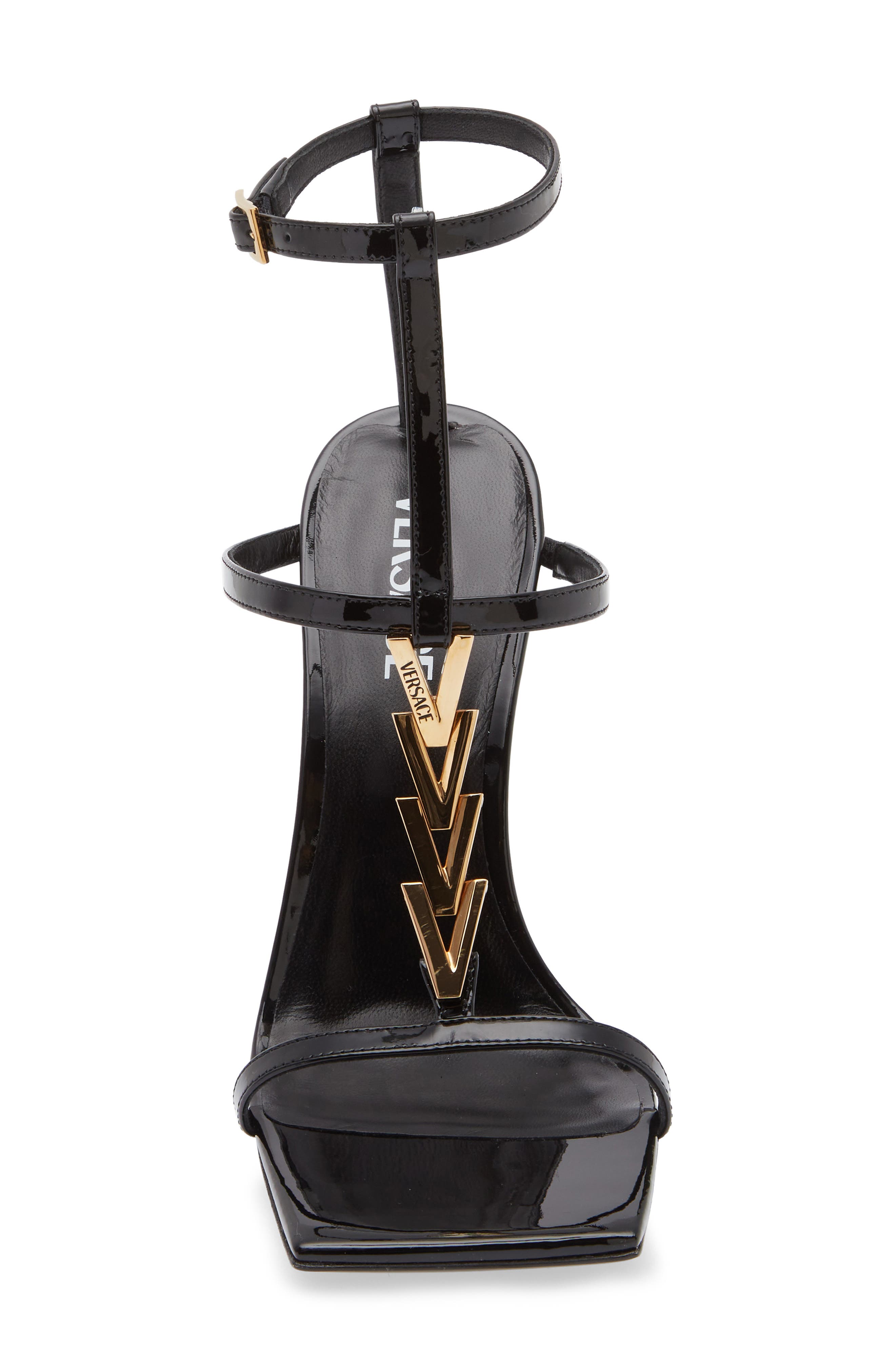 Versace V2025 Chain Sandal, Alternate, color, 