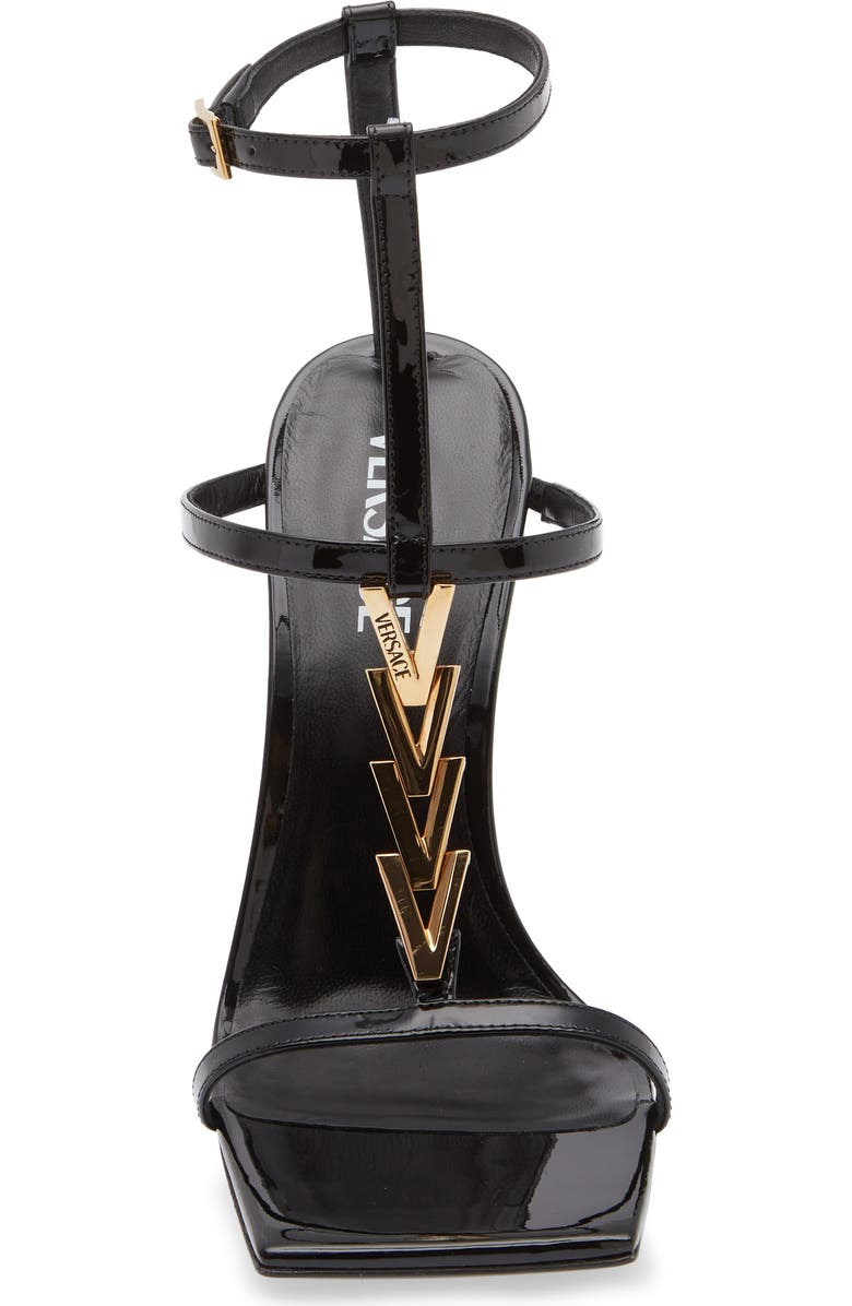 Versace V2025 Chain Sandal, Alternate, color,