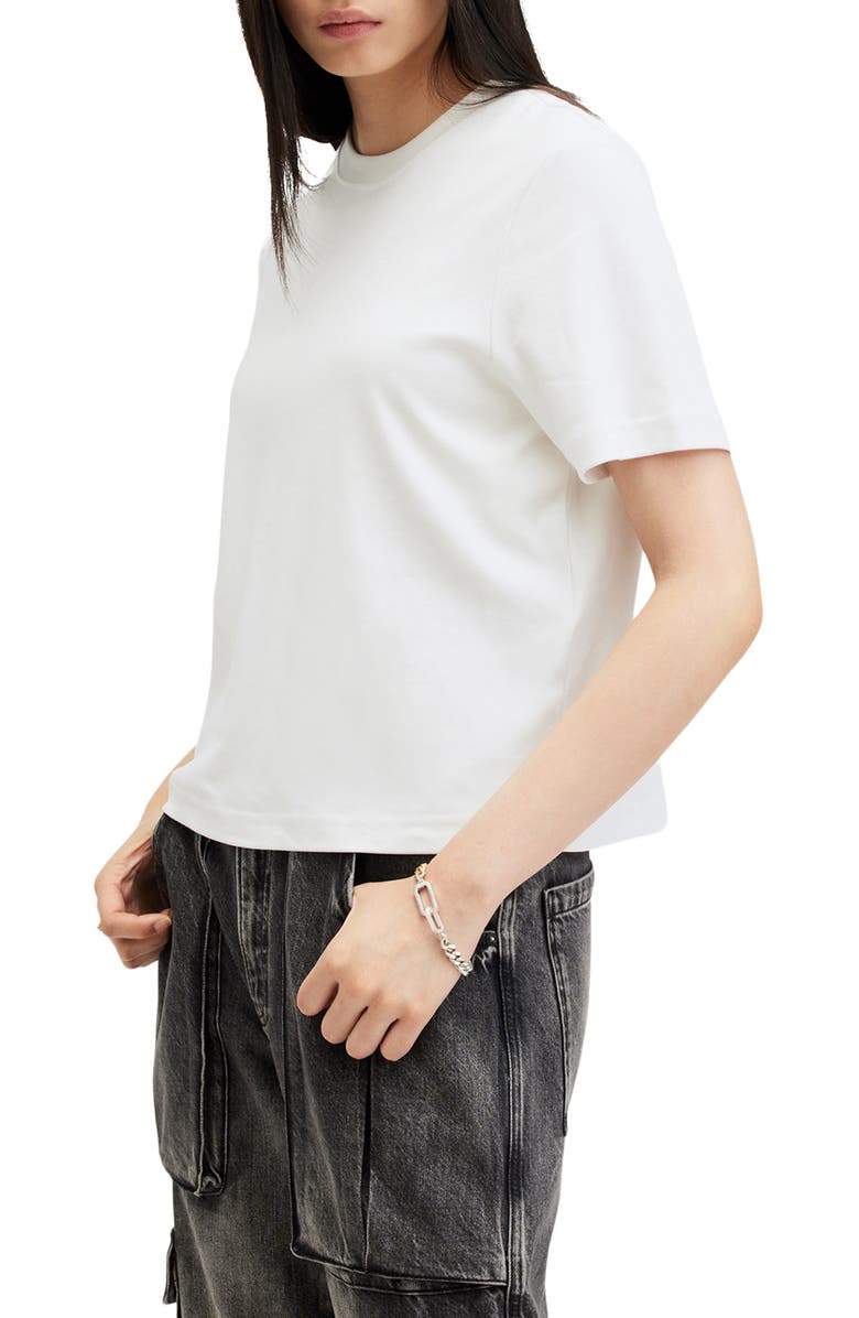 AllSaints Lisa Crewneck T-Shirt, Alternate, color, White