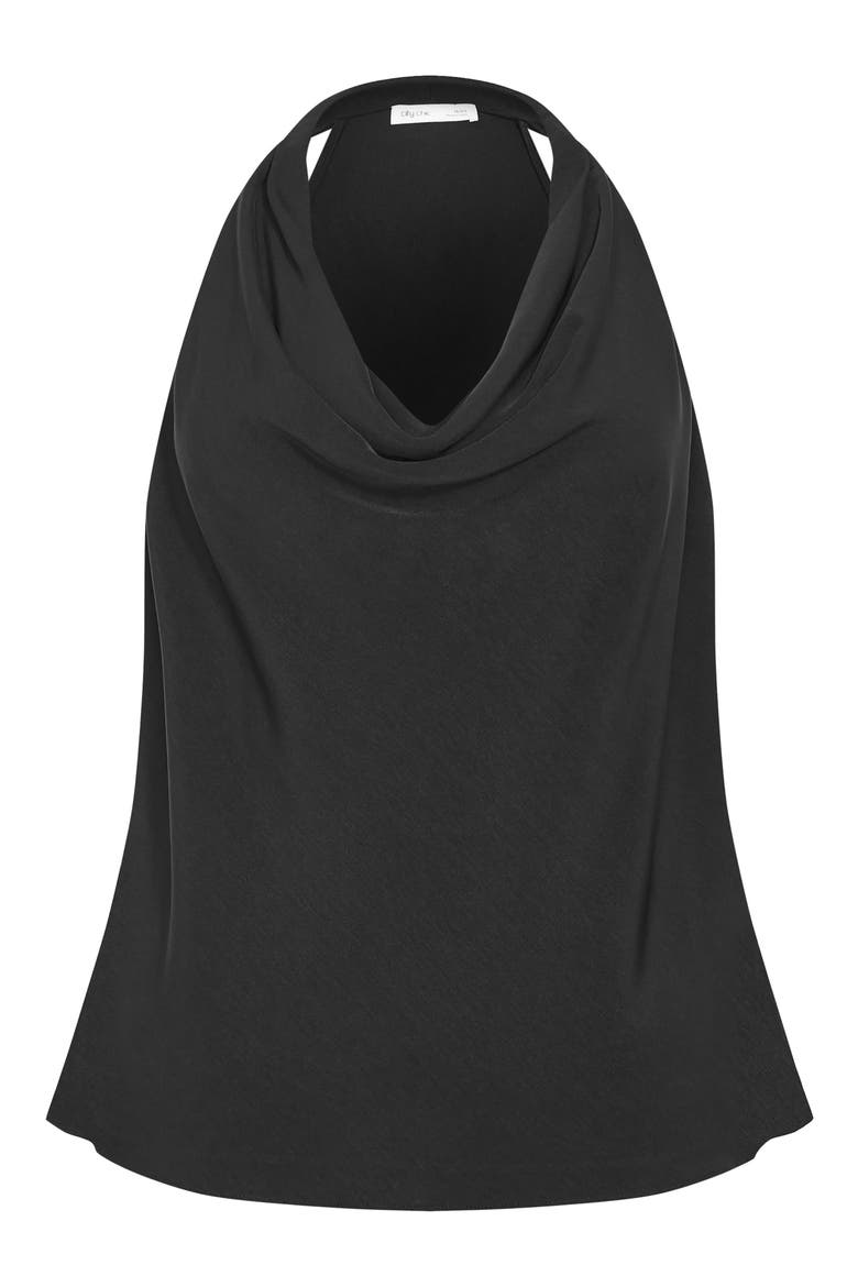 Chloe Cowl Neck Top, Alternate, color, BLACK