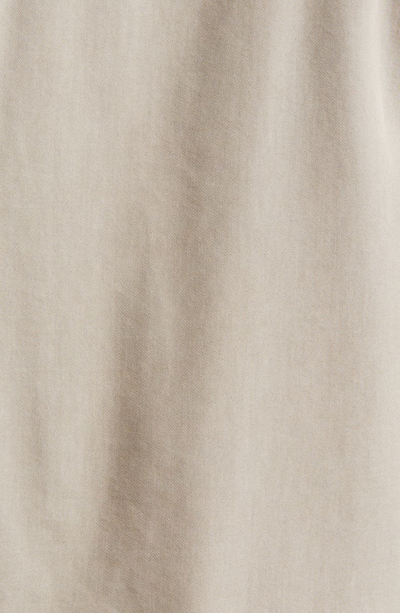 Lucky Brand Lived-In Short Sleeve Button-Up Shirt, Alternate, color, Silver Sage