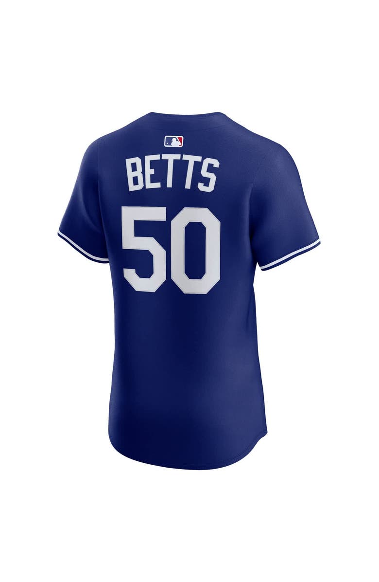 Nike Men's Nike Mookie Betts Royal Los Angeles Dodgers Alternate 2 Elite Player Jersey, Alternate, color,