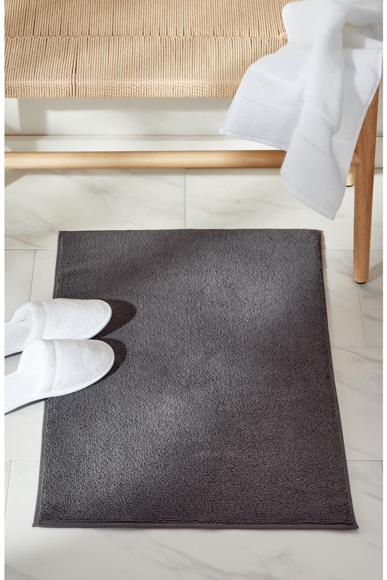 Organic Hydrocotton Bath Mat, Alternate, color, GREY ONYX