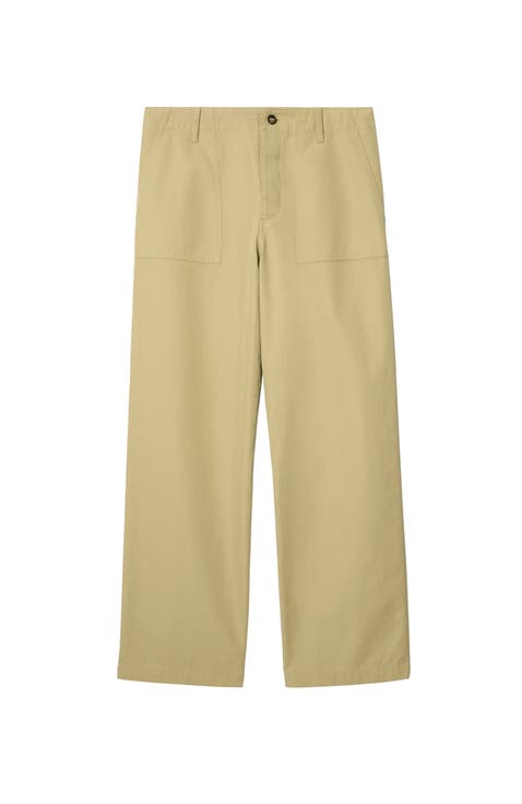 Gabardine Trousers
