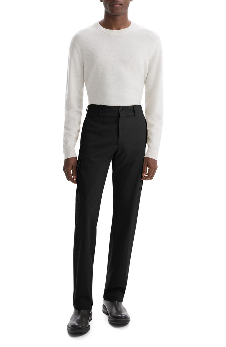 Theory Marvel Straight Leg Pants, Alternate, color, Black