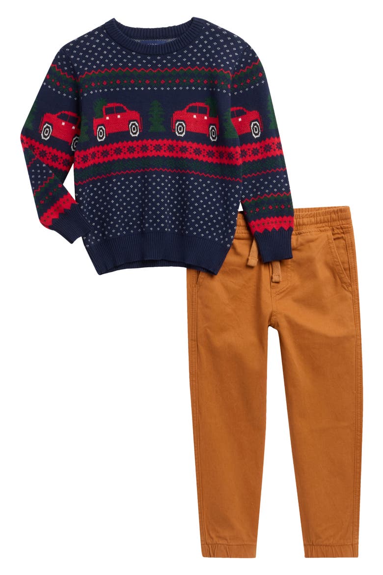 Kids' Sweater & Jogger Set, Main, color, NVB