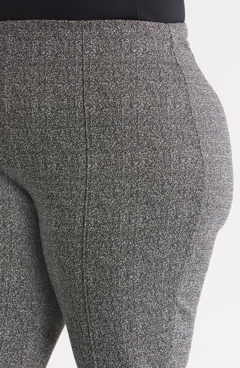 Lysse Elysse Stretch Ponte Jacquard Wide Leg Pants, Alternate, color, Smokey Salt Pepper