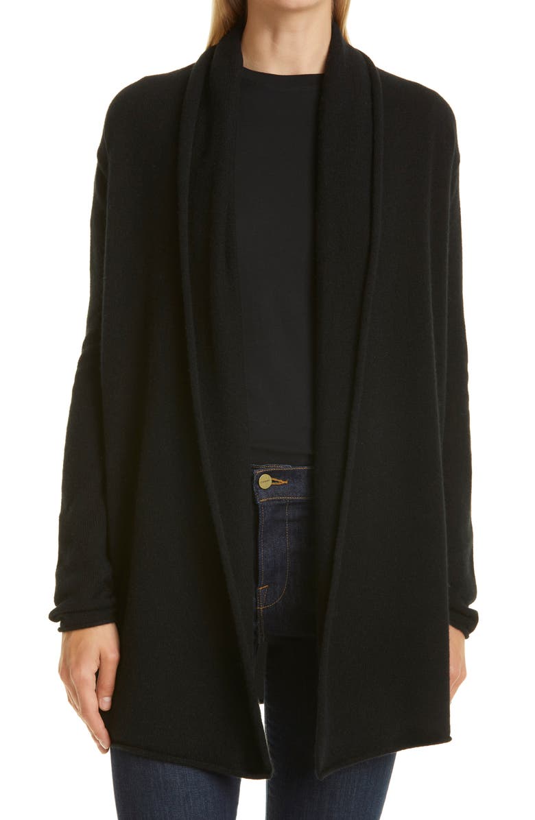 Club Monaco Cristina Open Front Cashmere Cardigan, Main, color,