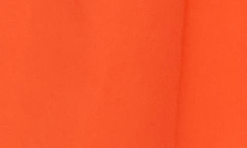 Know One Cares Tie Front Puff Sleeve Poplin Minidress In Orange