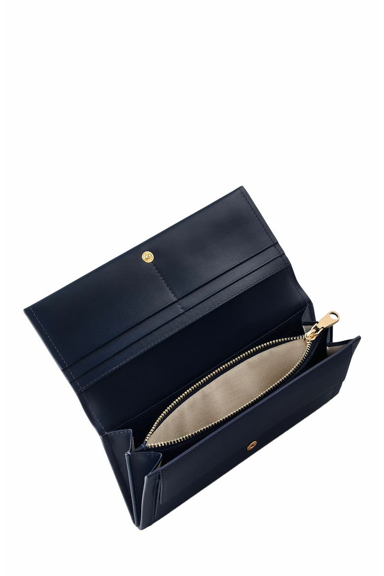 Heritage Lane Large Flapover Wallet, Alternate, color, Ink