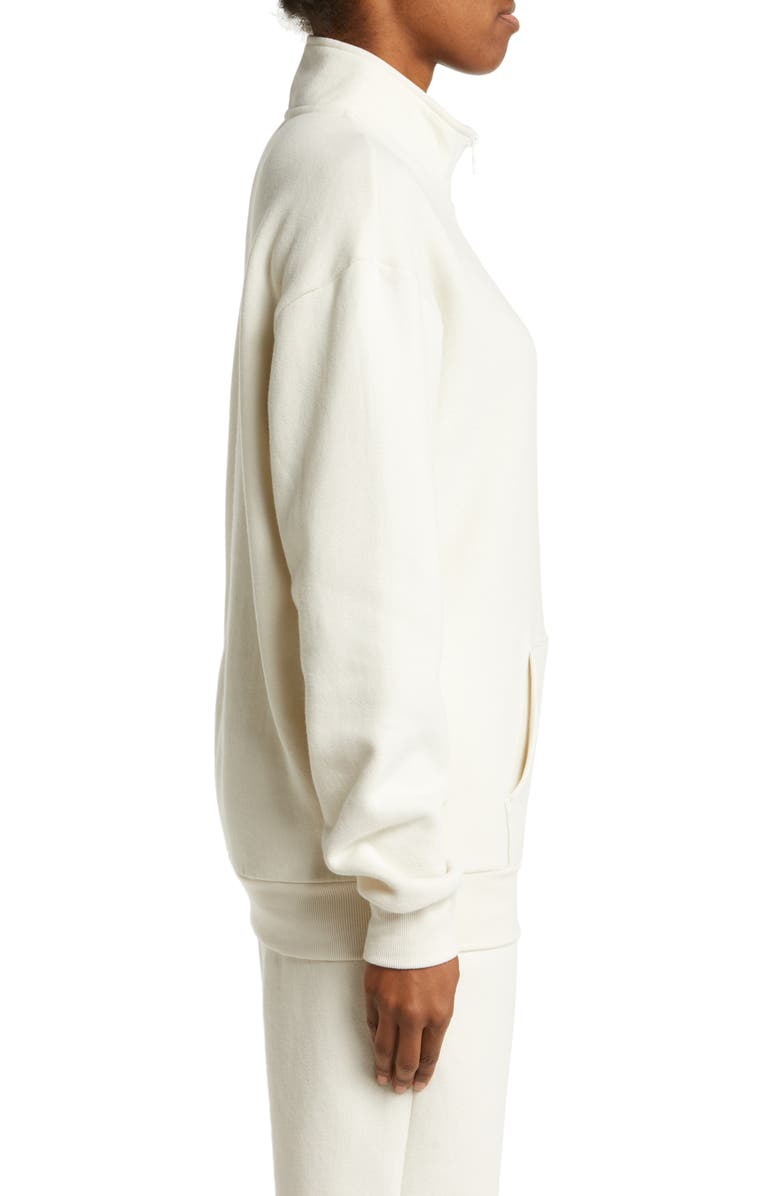 Beyond Yoga Recharge Half Zip Pullover, Alternate, color, Vintage White