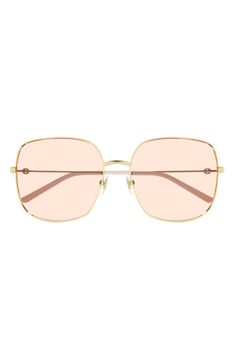 59mm Square Sunglasses