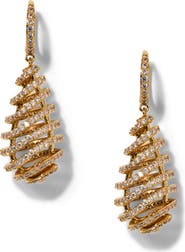 Nadri Pisa Open Pavé Drop Earrings