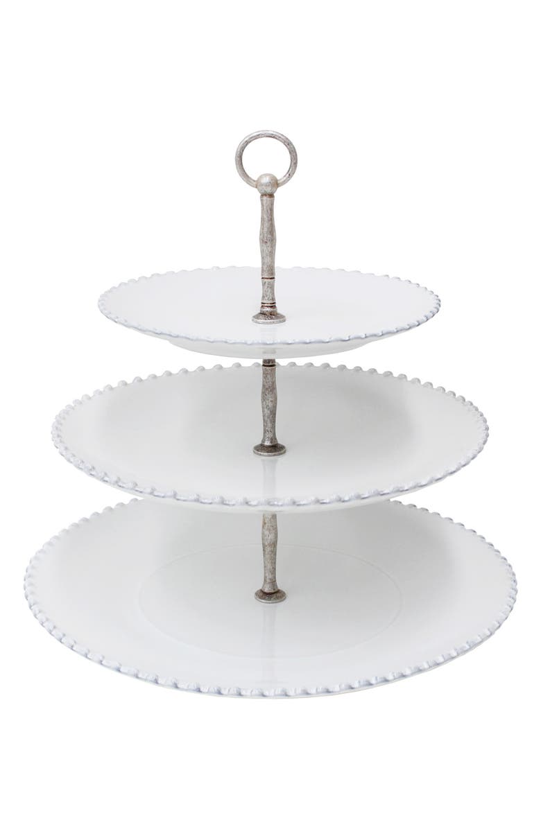 COSTA NOVA Pearl Three-Tier Centerpiece, Main, color, 