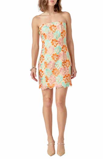 Endless Rose Floral Lace Strapless Minidress