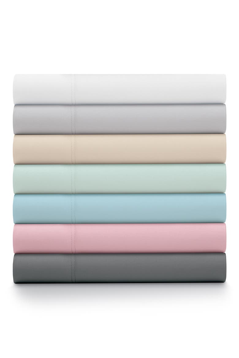 500 Thread Count Cotton Sateen 4-Piece Sheet Set, Alternate, color, OCEAN