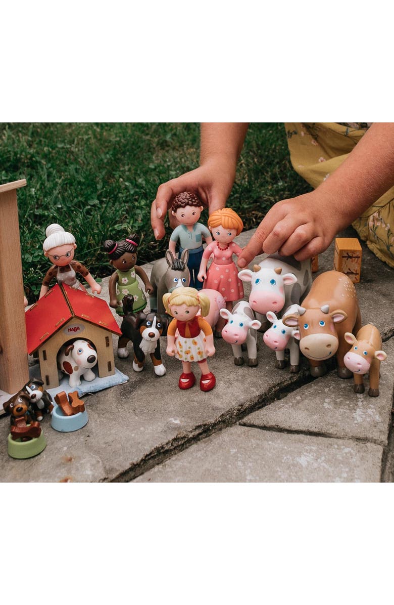 HABA Little Friends Mom Katrin - 4.5" Dollhouse Toy Doll Figure, Alternate, color, Multi