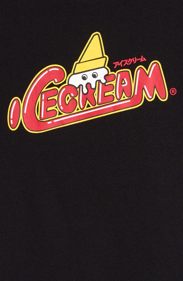ICECREAM Kids' Icedream Cotton Graphic T-Shirt, Alternate, color, Black
