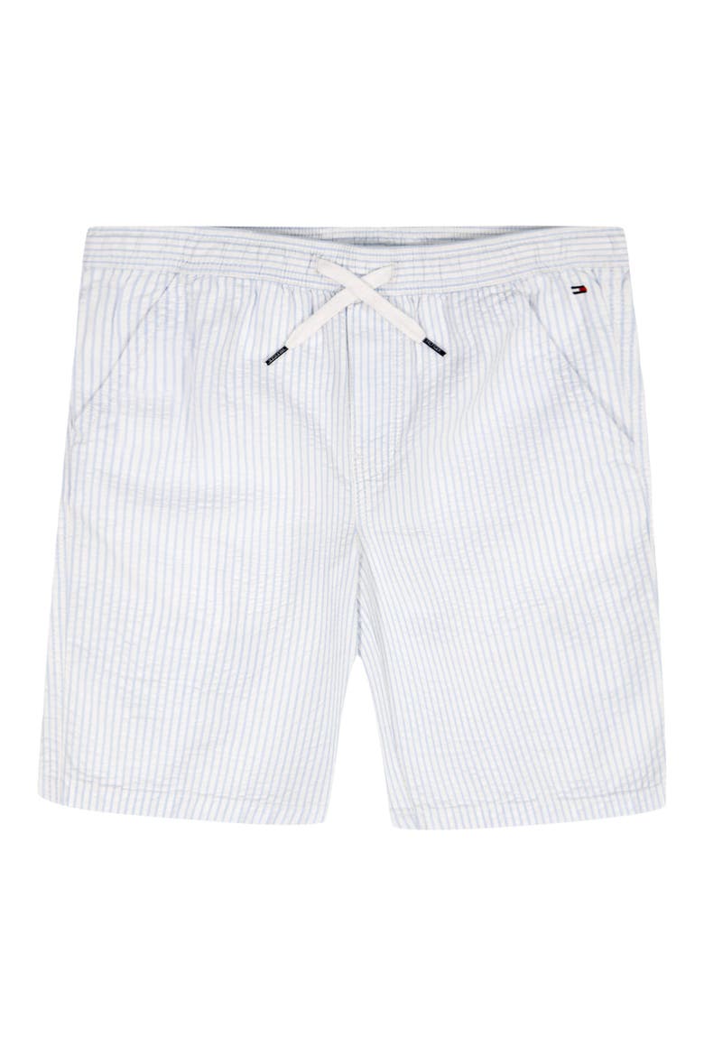 Kids' Stripe Seersucker Shorts, Main, color, WINDSURFER