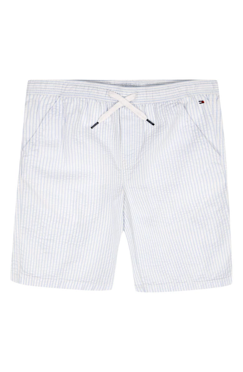Tommy Hilfiger Kids' Stripe Seersucker Shorts, Main, color, Windsurfer