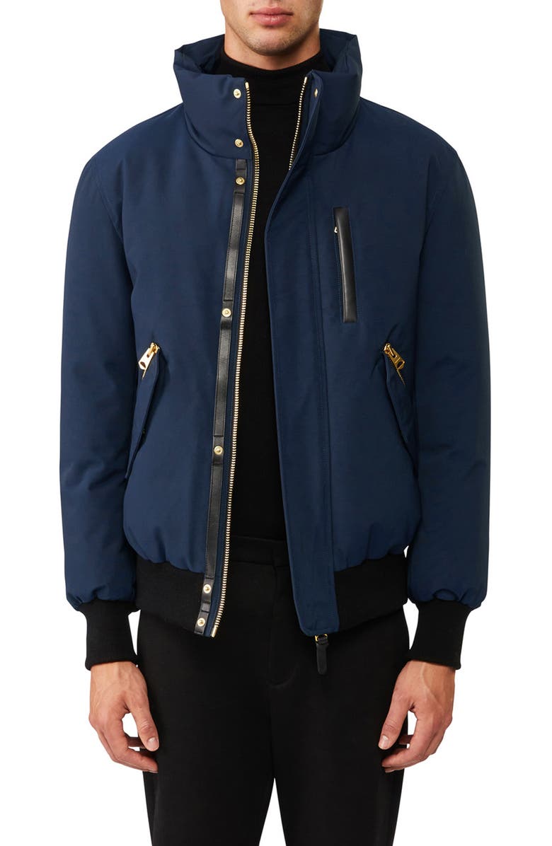 Mackage Nordic Tech Down Jacket with Genuine Fur Trim, Main, color, 