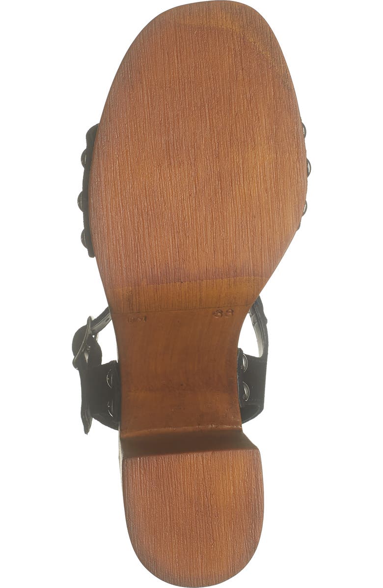 Charles David Exposed Leather Block Heel Sandal, Alternate, color,