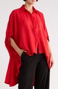PATRIZIA LUCA Oversized Button-Up Top