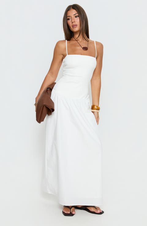 Erroll Drop Waist Maxi Dress