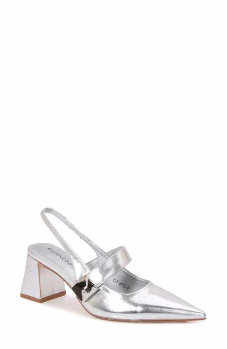 BERNESS Inset Strap Slingback Pump