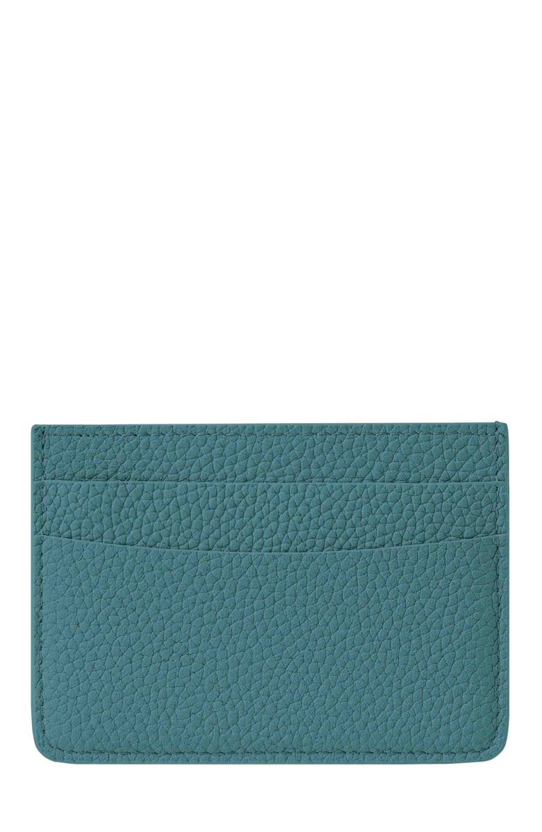 MAISON de SABRÉ Leather Card Holder, Alternate, color, Bondi Blue