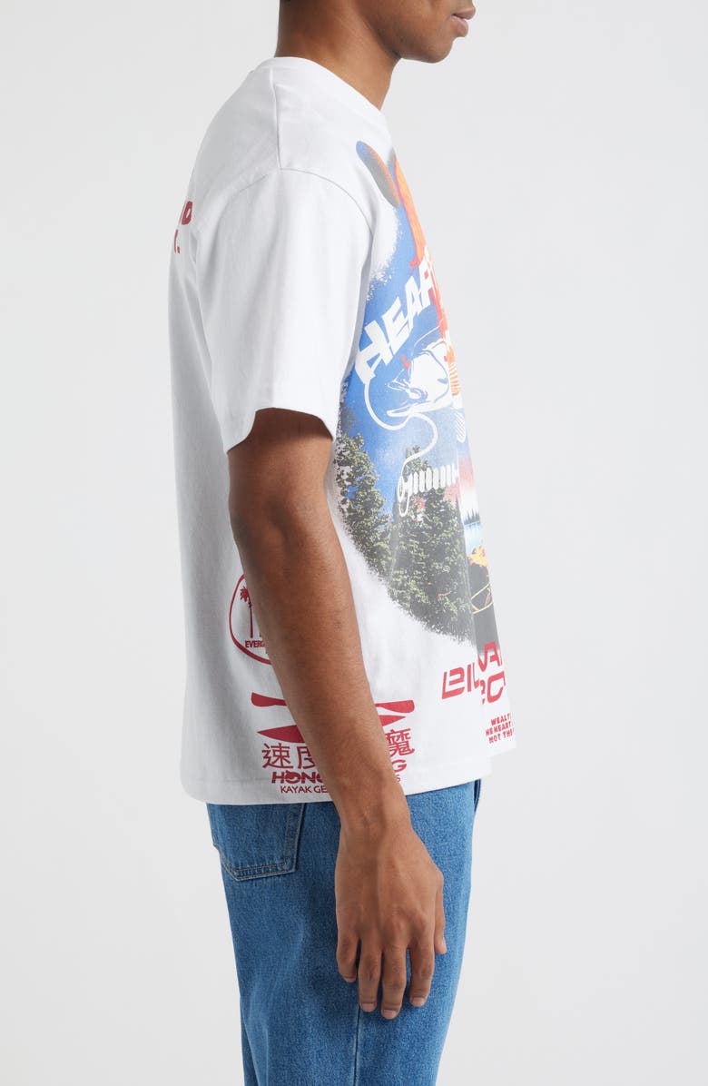Billionaire Boys Club Hook Cotton Graphic T-Shirt, Alternate, color, White