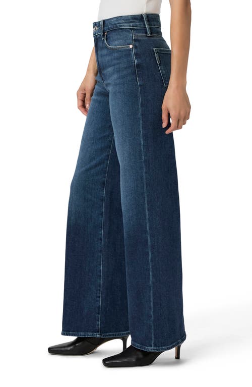Paige Petites Anessa High Rise Wide Leg Jeans In Foreign Film In Allusion